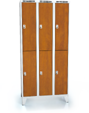 Divided cloakroom locker ALDERA with feet 1920 x 900 x 500